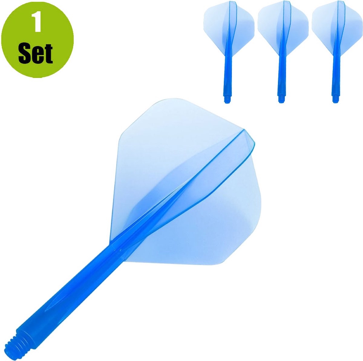 Condor Zero Stress Standard Flight System - Short Clear Blue