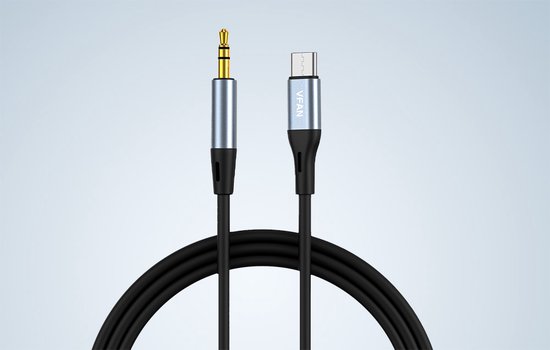 VFAN USB-C naar AUX HD Audio Transmission Kabel 1.0M 3.3FT - Top