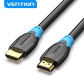 Vention AACBJ, 5 m, HDMI Type A (Standard), HDMI Type A (Standard), Compatibilité 3D, 18 Gbit/s, Noir