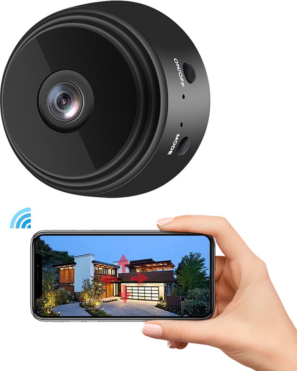 aobo Camera Espion, WiFi 4K HD Mini Caméra de Surveillance  Interieur/extérieur sans Fil avec Enregistrement Longue Batteries avec Mini  Cachée