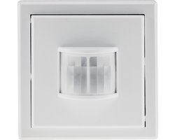 Inbouw Bewegingssensor voor binnen IP20 - Bewegingsmelder met detectiehoek 160° - Bewegingsdetector op batterijen - Wit