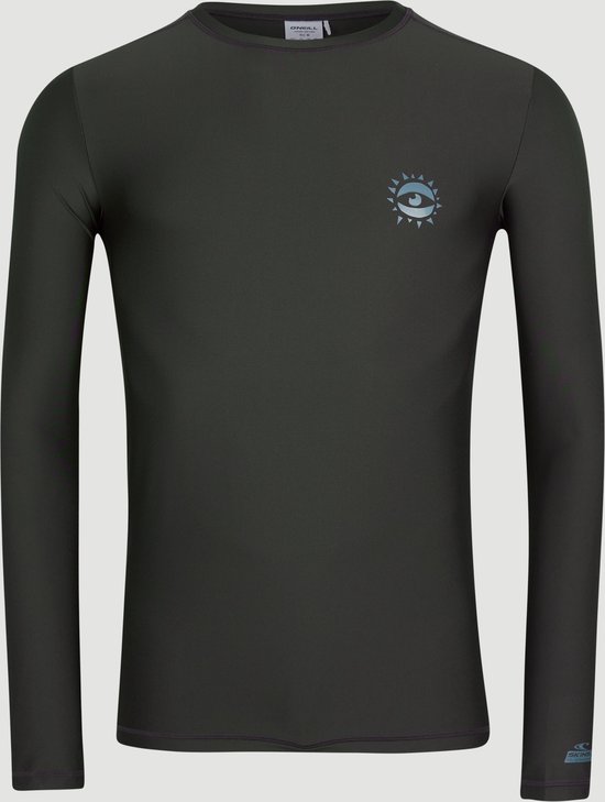 Foto: O neill zwembroek men camorro l slv skins raven surfshirt m raven 85 gerecycleerd polyester repreve 15 elastaan