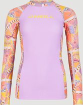 O'Neill - UV-Zwemshirt met lange mouwen voor vrouwen - Anglet - UPF50+ - Yellow Scarf - maat XS
