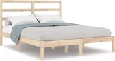 vidaXL - Bedframe - massief - grenenhout - 140x200 - cm