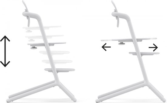 Cybex Lemo Kinderstoel 3-in-1 Set - All White van Merkloos — afbeelding 2