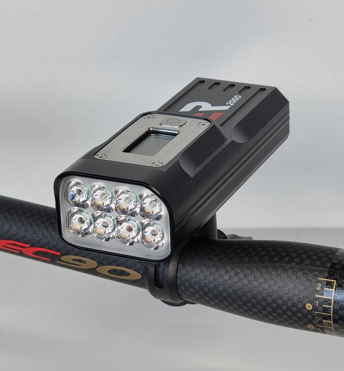 ER-2000 - fietslicht - Fietsverlichting LED & USB Oplaadbaar - Powerbank 10.000 mAh - Fietslamp Racefiets & MTB - 2.000 Lumen - fietslamp voorlicht - koplamp