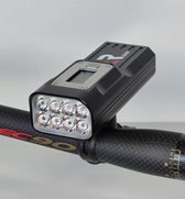 ER-2000 - éclairage vélo - Éclairage de vélo LED & USB Rechargeable - Power bank 10 000 mAh - Lampe vélo Route & VTT - 2 000 Lumen