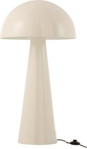 J-Line staanlamp Paddenstoel - metaal - wit - extra large