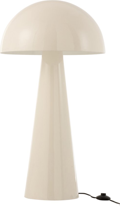 J-Line staanlamp Paddenstoel - metaal - wit - extra large