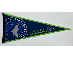 USArticlesEU - Minnesota Timberwolves - NBA - Vaantje - Basketball - Sportvaantje - Pennant - Wimpel - Vlag - 31 x 72 cm