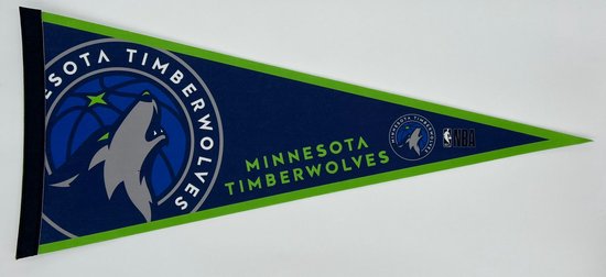 USArticlesEU - Minnesota Timberwolves - NBA - Vaantje - Basketball - Sportvaantje - Pennant - Wimpel - Vlag - 31 x 72 cm