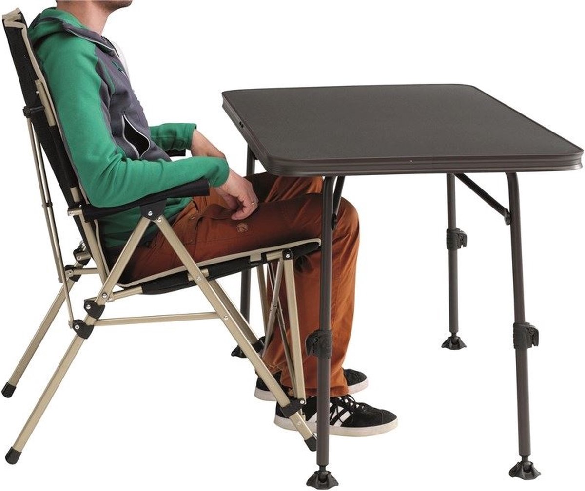 Robens Vanguard Klapstoel - Zwart, Robuust en Comfortabel