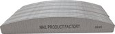 Vijl Halve maan - grijs 80/80 - 25 stuks | Nail product factory