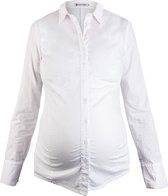 Queen Mum Zwangerschapsblouse - White - XL