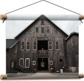 Textielposter - Thorncrest Farm & Milk House Chocolates - chocolaterie - 40x30 cm Foto op Textiel