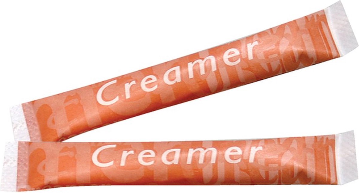Goedkoopste Van Oordt Creamer sticks 2,5 gr per zakje, doos 1000 zakjes
