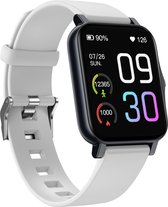 Teymour Activity tracker GTS2 met stappenteller en hartslagmeter- Smartwatch Voor Dames en Heren - Stappenteller en Bloeddruk meter- Sporthorloge – Wit
