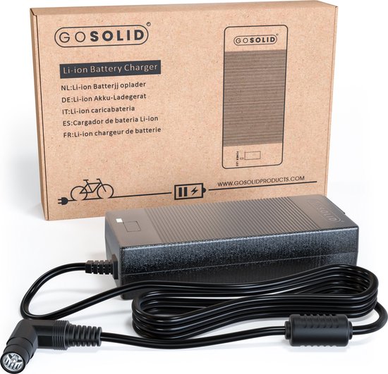 GO SOLID! ® Oplader geschikt voor Lacros Trotter Elektrische vouwfiets van GO SOLID! — afbeelding 3