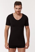 Woody T-shirt V-hals Single Pack Zwart L