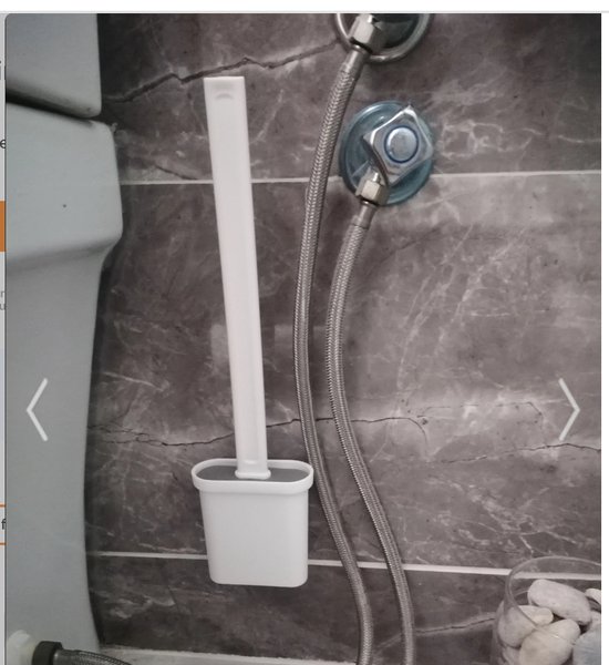 STAR&STER Brosse de toilette en Siliconen Brosse de toilette pliable en silicone