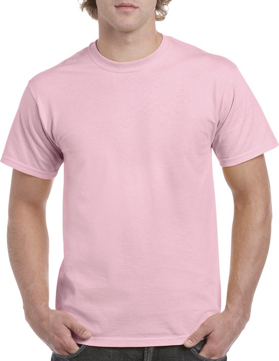 T-shirt met ronde hals 'Heavy Cotton' merk Gildan Azalea - XL