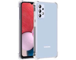 BixB bumper case Hoesje Geschikt Voor Samsung Galaxy A13 5G hoesje transparant siliconen Anti Shock cover