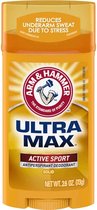 ARM & HAMMER ULTRA MAX Deodorant- Active Sport- Solid Stick - 2.6oz