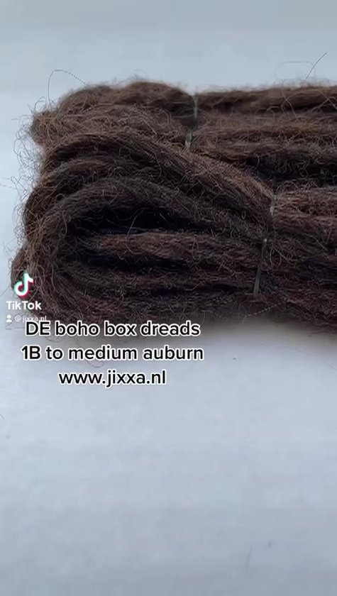 Dreadlocks DE Boho box 1b to medium auburn 10 stuks - Gehaakte ...