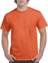 T-shirt met ronde hals 'Ultra Cotton' Gildan Orange - S