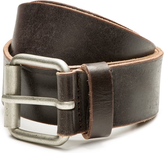 DTCH.FIT Herenriem Leer Benjamin - Riem Donkerbruin - Jeans Broekriem ...