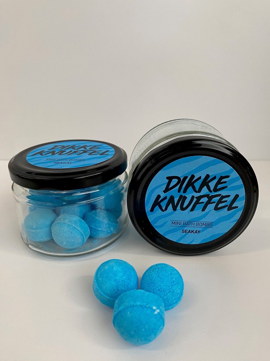 Goedkoopste Mini bath bombs in glazen potje Dikke Knuffel