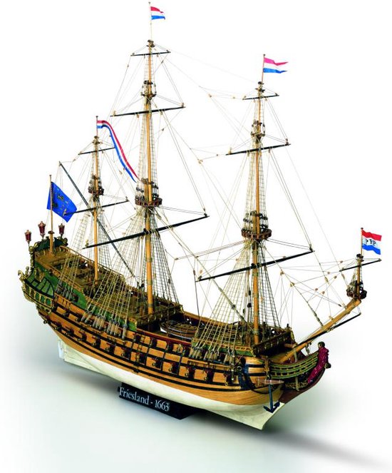 Mamoli Friesland 1663 - Houten Modelbouw Schaal 1:75 | bol