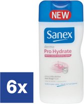 Sanex Dermo Pro Gel Douche Hydratant - 6 x 250 ml