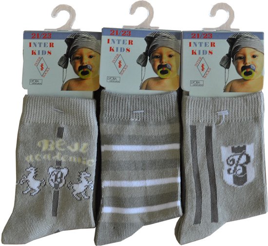 Baby / kinder sokjes best - 19/20 - unisex - 90% katoen - naadloos - 12 PAAR - chaussettes socks