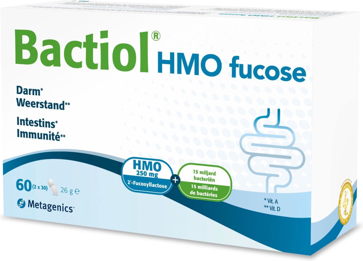Goedkoopste Metagenics Bactiol HMO Fucose 60 capsules