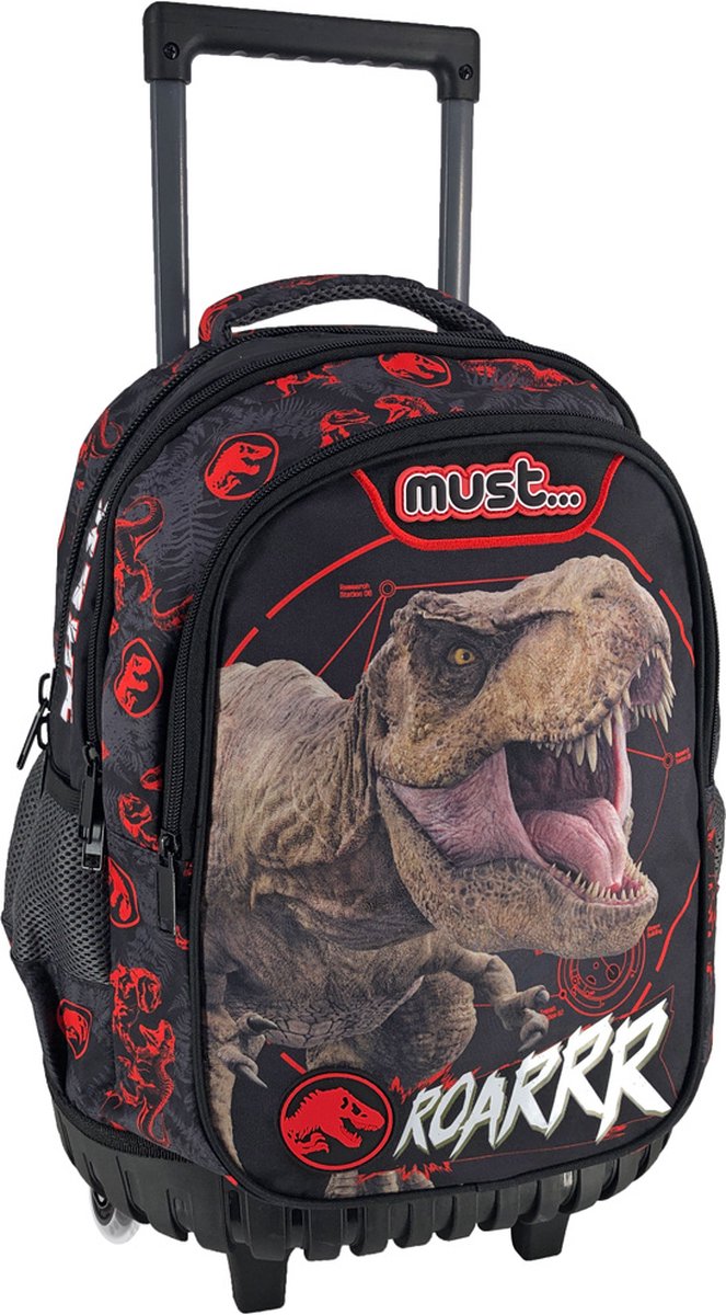 Jurassic world sac dos trolley t rex roarrr 44 x 34 x 20 cm