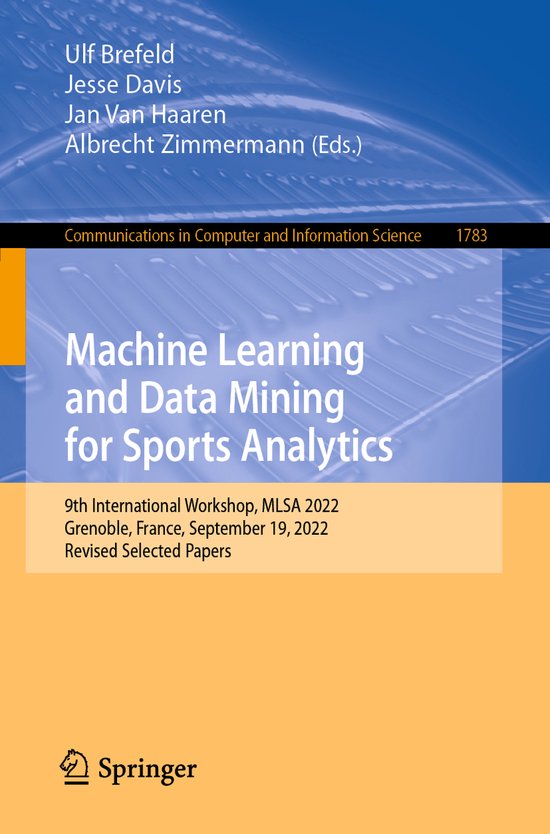 Communications in Computer and Information Science1783- Mach ... - cover