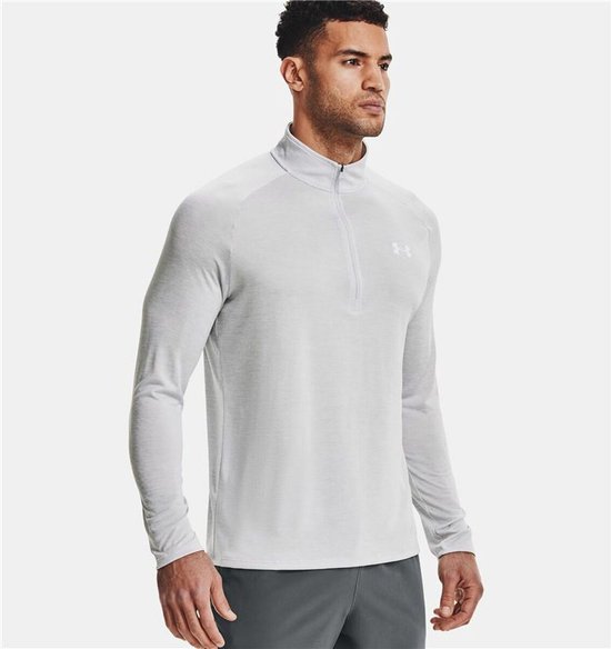 Under Armour UA Tech 2.0 1/2 Zip Heren Sporttrui - Grijs - Maat L