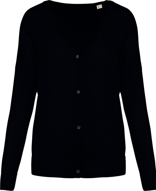 Pull cardigan femme avec Lyocell TENCEL™ Zwart - XL
