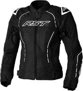 RST S1 Mesh Ce Ladies Textile Jacket Black White 14 - Maat - Jas