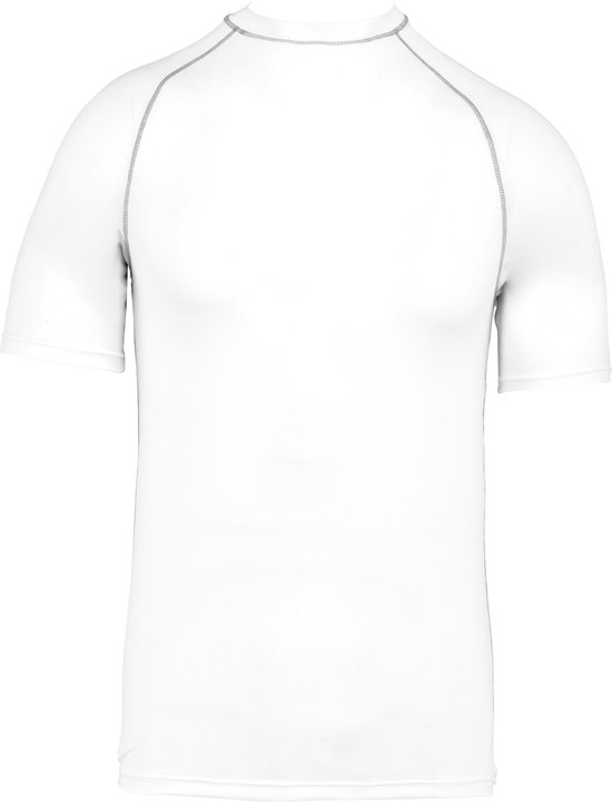Herensportshirt met korte mouwen en UV-bescherming 'Proact' White - XL