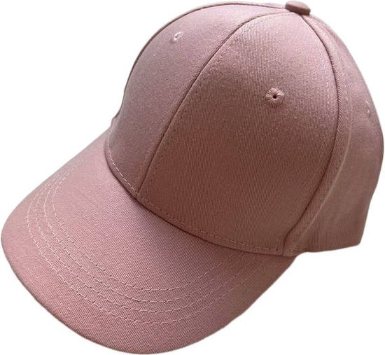 Roze effen pet meisjes 5-10 jaar | Kinderpet | - baseball cap | bol.com
