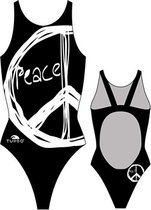 Turbo Peace Pro Resist Zwempak Zwart S Vrouw