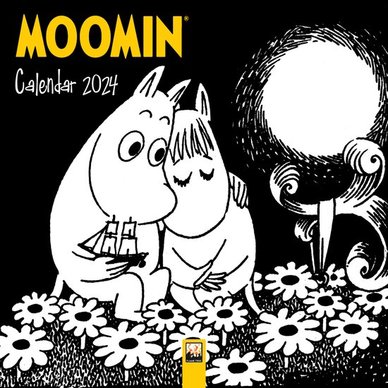 Moomin Comic Strip Mini Wall Calendar 2024 (Art Calendar