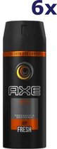 6x Axe Deospray - Musk 150 ml