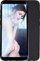 Hoesje Geschikt voor Samsung Galaxy S8 Plus TPU back cover - Zwart hoesje