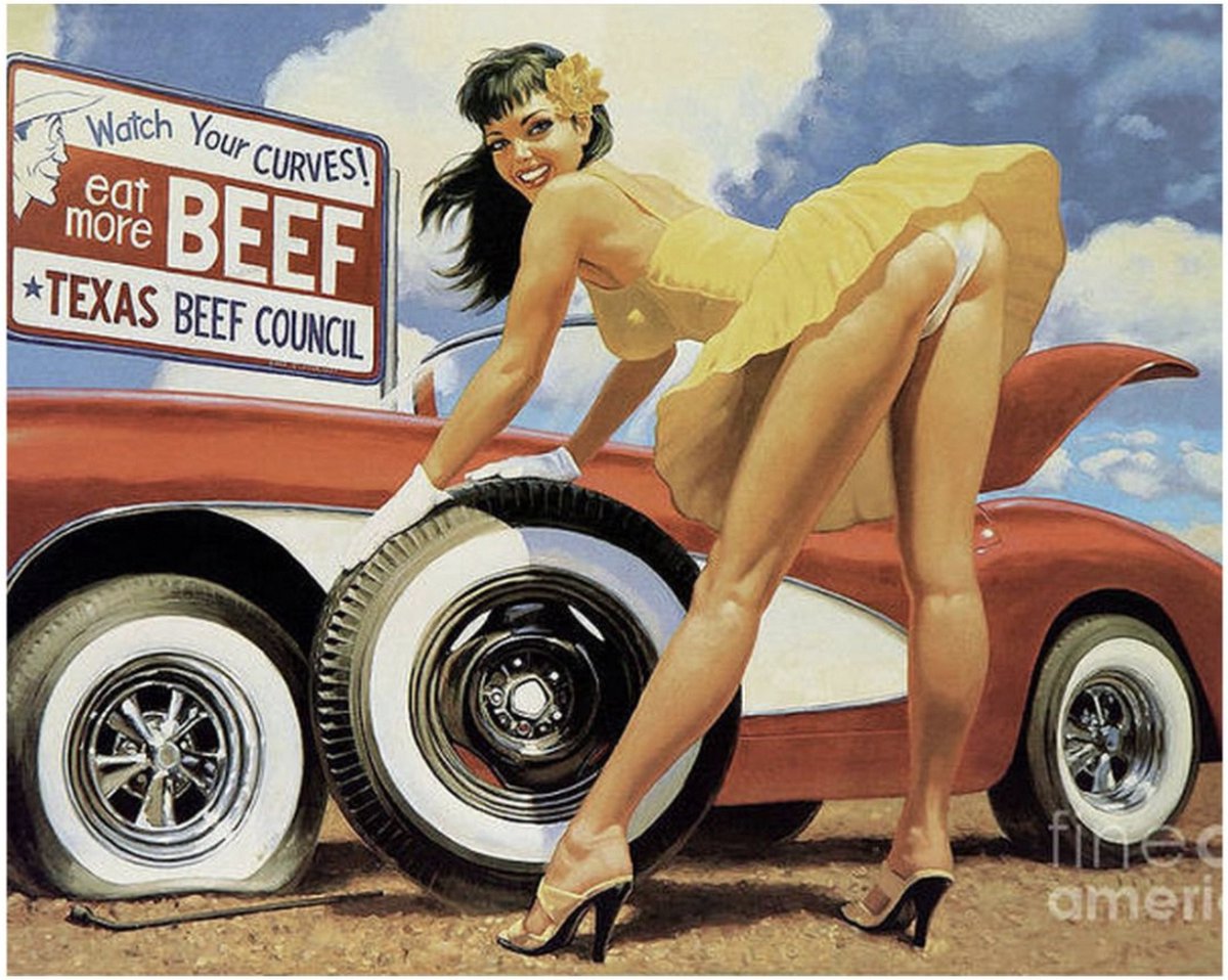 Beef Metalen Bord 30 x 20 cm