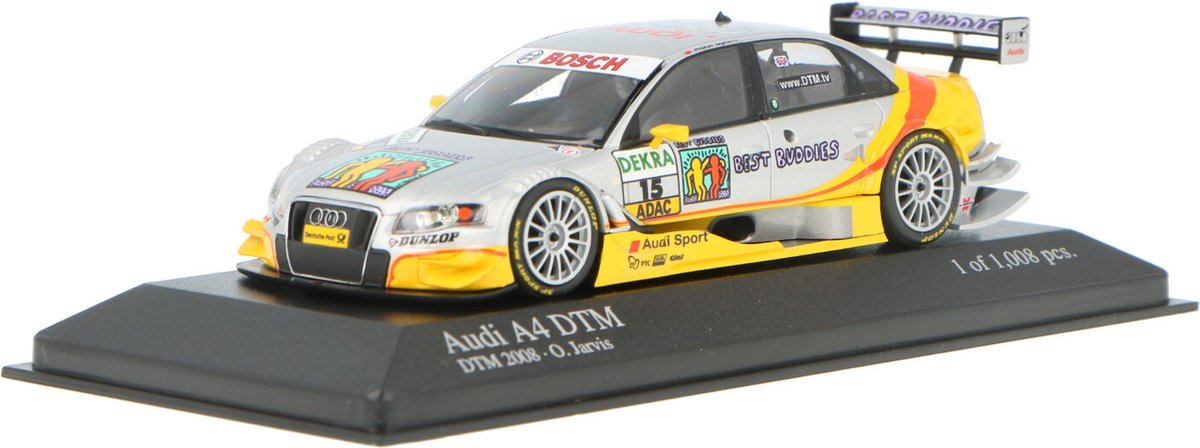 Audi A4 DTM Minichamps Modelauto 1:43 2008 Oliver Jarvis Team Phoenix 400081715 Schaalmodel