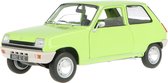 Het 1:18 Diecast model van de Renault R5 TL van 1972 in Light Green. De fabrikant van het schaalmodel is Norev.Dit model is alleen online beschikbaar