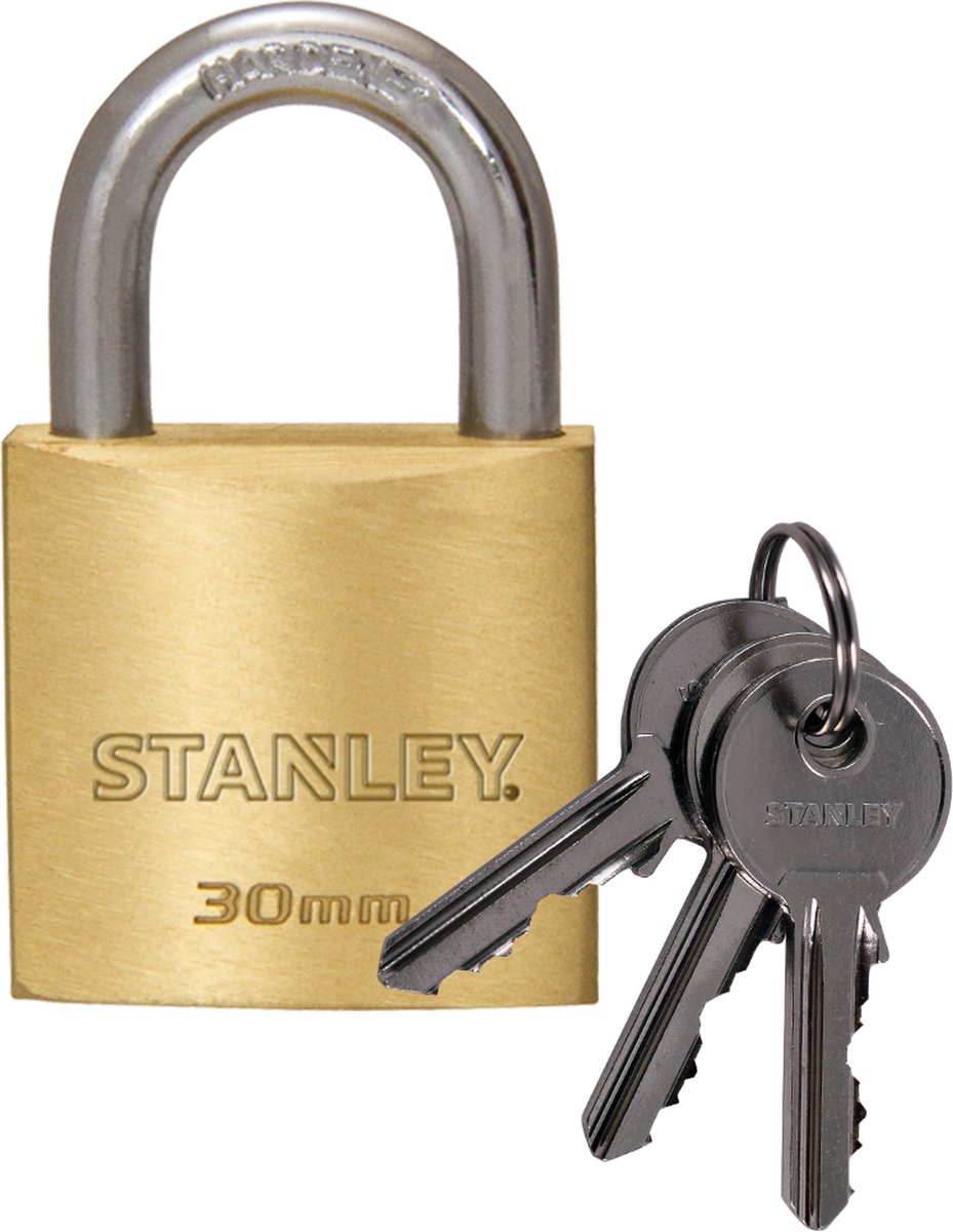 Stanley 81102 371 401 Hangslot 30 mm Sleutelslot